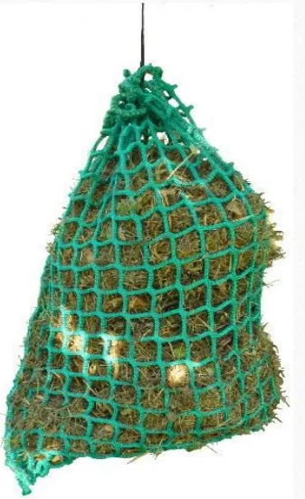 Sac filet à foin Vert Ø5mm renfort 8mm  2m00 x 1m00 #60