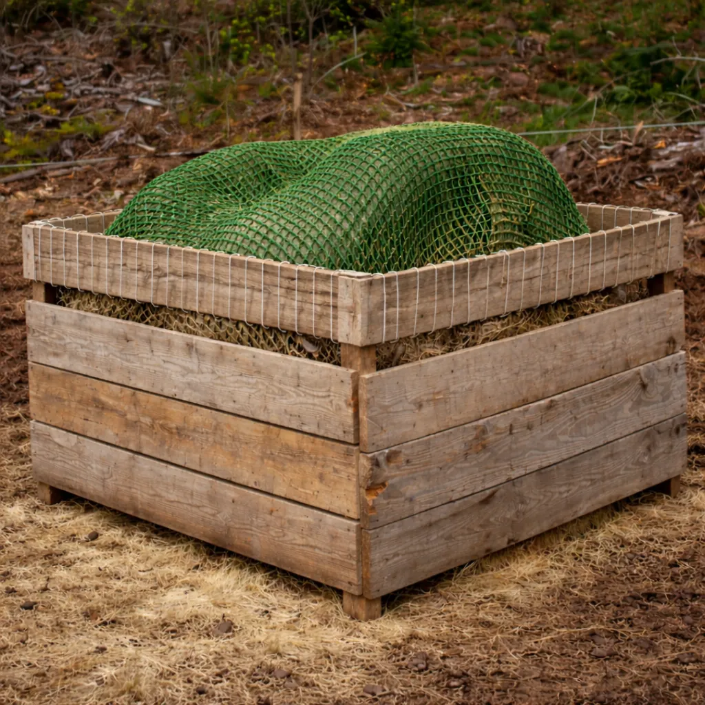 Nappe filet à foin Vert 5mm renfort 8mm